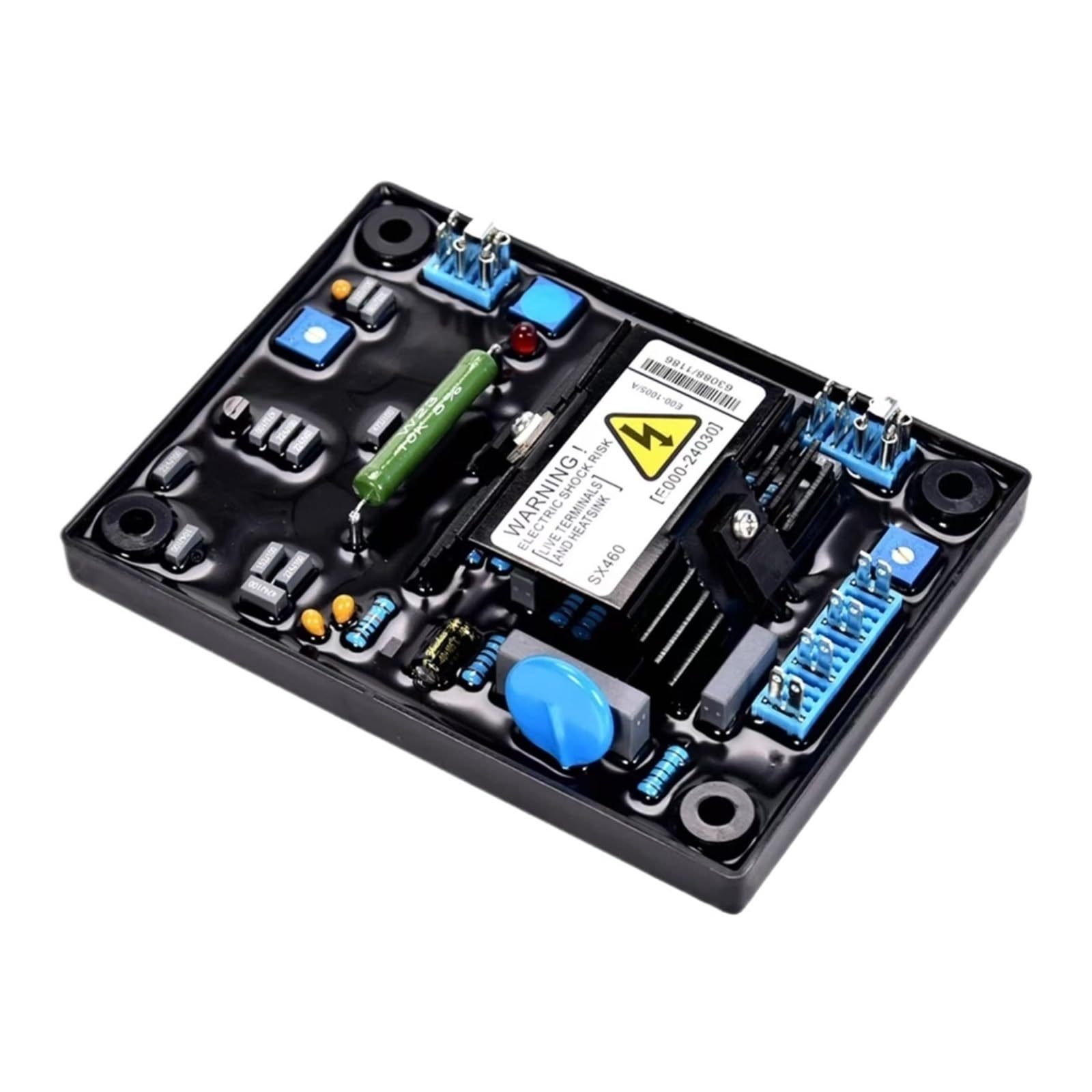NVSFZGIYG 1PCS SX460 Automatic Voltage Regulator AVR Board for Diese Generator(Red Capacitor)