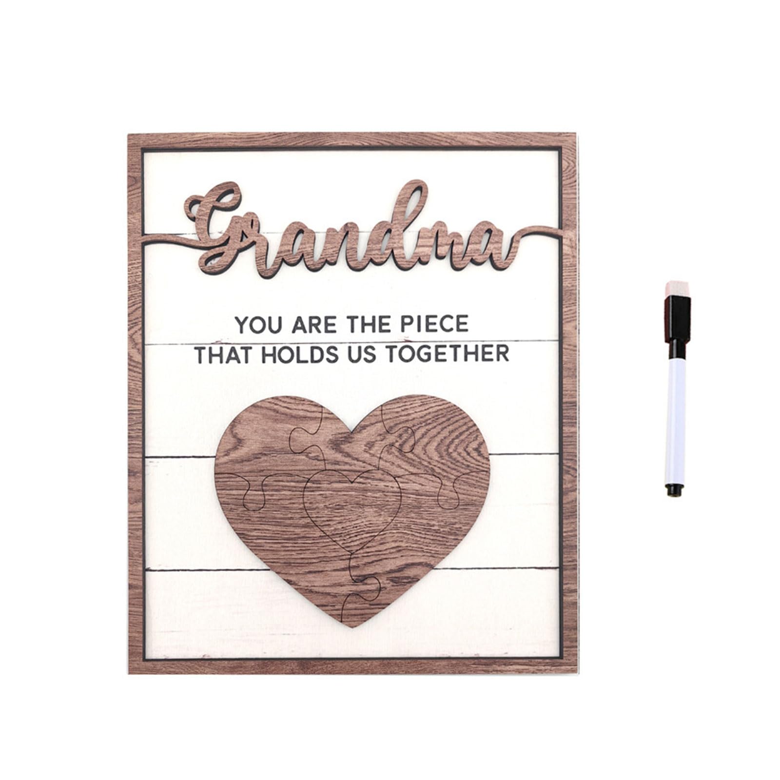 Tsophreniq Personalized Wood Stand Customizable Name Display Mothers Day Wooden Ornaments Wood Stand