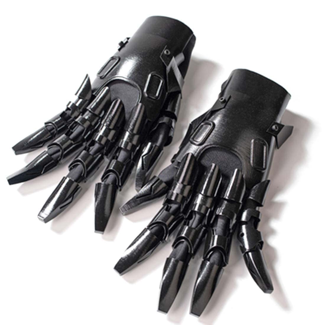 Punk Hand Armor Sci-Fi Mechanical Hand Armor Handschuhe Cosplay Requisiten Techwear für Männer, Halloween Cosplay Kostüm Accessoire