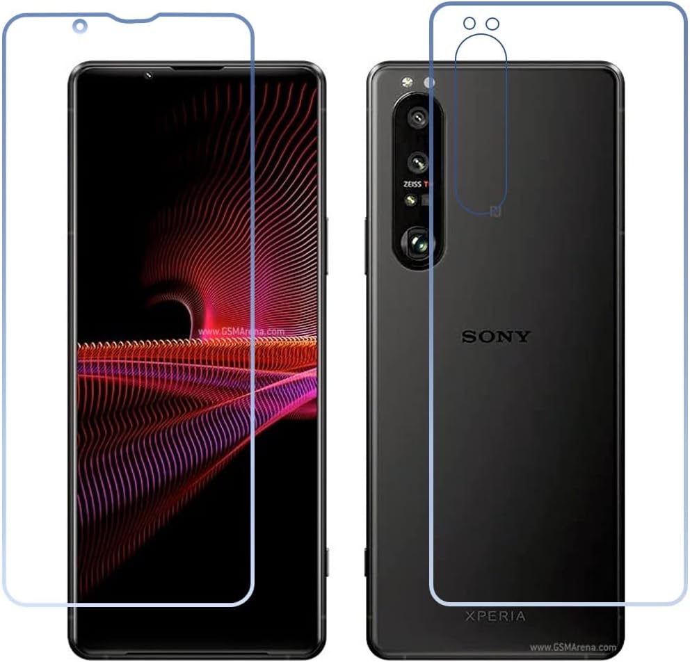 DVTECH� (Front and Back Front and TPU Back Best Fit Premium screen protector for Sony Xperia 1 III (Not a Tempered glass)