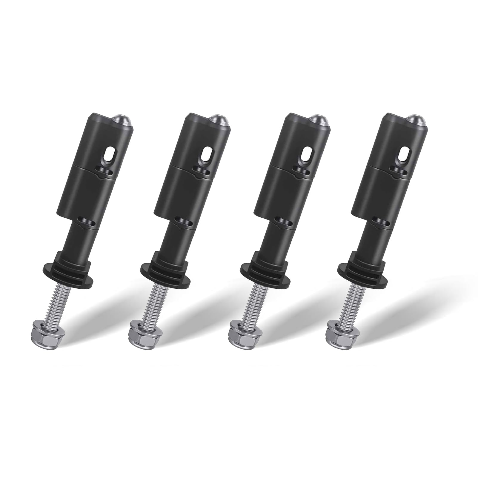 Mounting Kit for Recovery Boards, 4Pcs Safety Mounting Pin for MaxTrax MKII Traction Board, Universal Recovery Board Mounting Kit with 360 Degree Rotation Knuckle