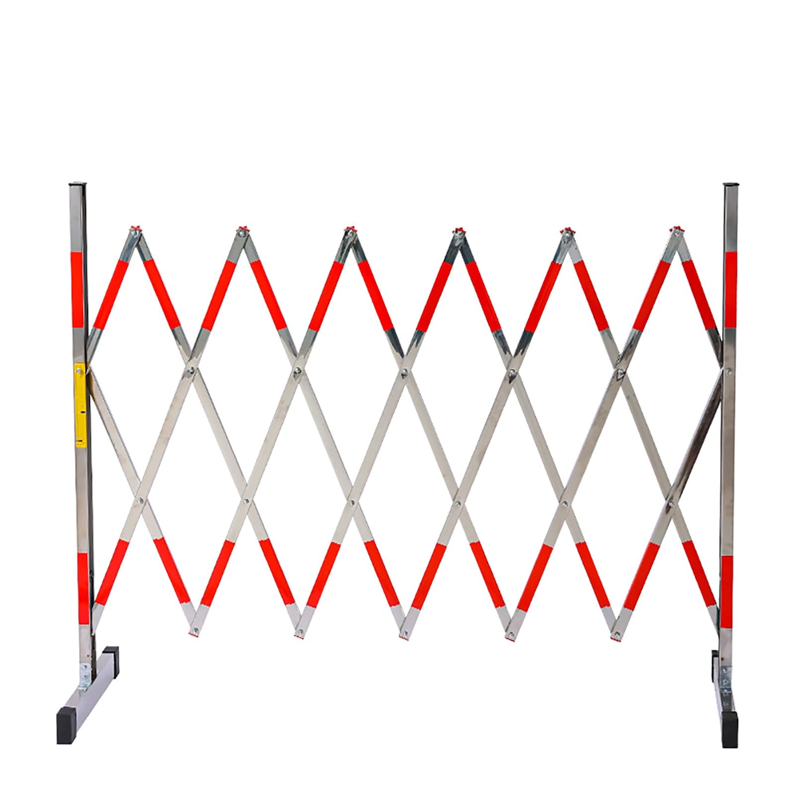 NEONMAN Barricata di Traffico Retrattile Barriera Industriale Espandibile Recinzione Retrattile in Acciaio Inossidabile Facile da Spostare, Forte Capacità di Carico Applicabile alle Stazioni(1.2x2.5m)