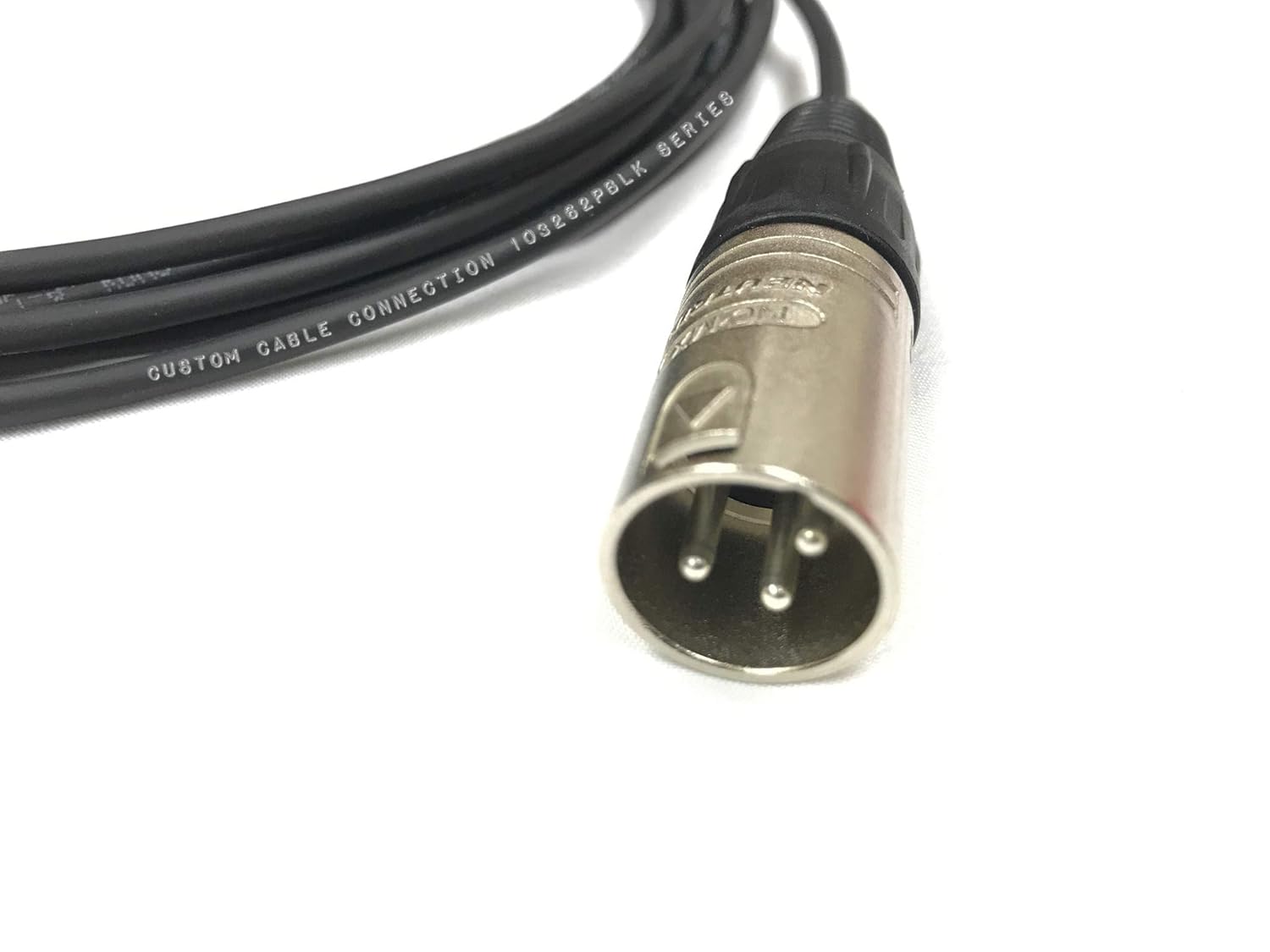 Custom Cable Connection 15 Foot XLR Male to 3.5mm (1/8 INCH) Male Balanced Stereo Plenum Cable