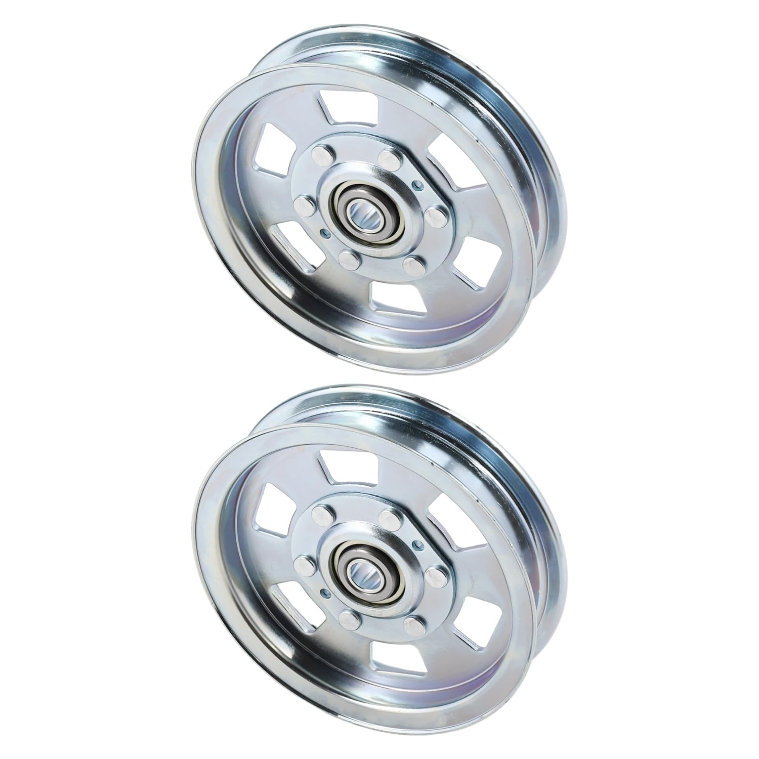 2X 033-2000-00 Flat Idler Pulley Compatible with Bad Boy Lawn Mower MZ ZT Outlaw Maverick Revolt Rogue Series 48, 54, 60 61, 72 Deck 033-7201-25 033-8000-00 033-7201-00