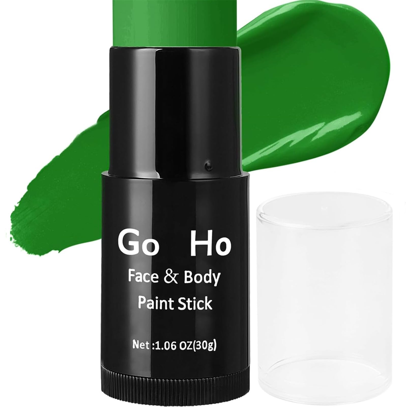Go Ho Go Ho Cream-Blendable Green Face Paint Stick,Witch Costume Women