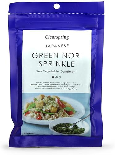 Clearspring - Espolvorear Nori Verde Japonés - Condimento de Verduras de Mar - 0.71 oz