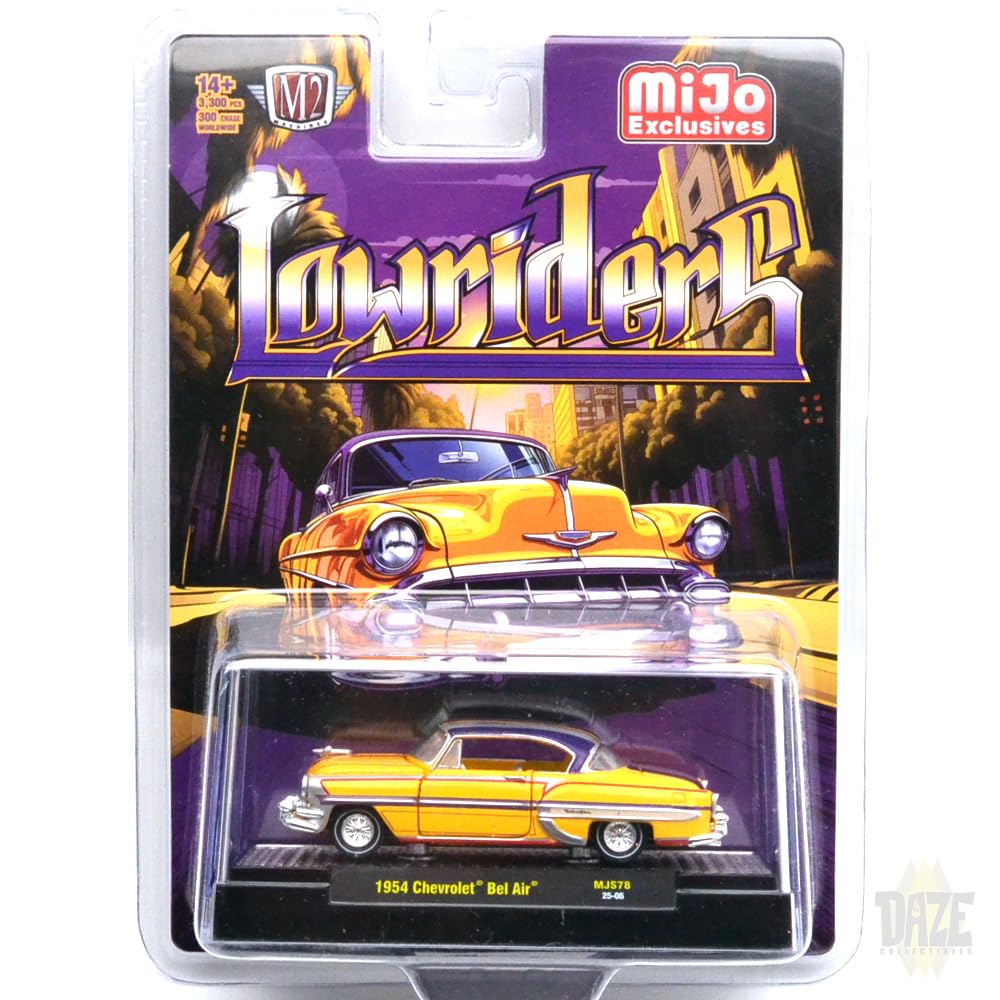 Amazon | M2 MACHINES 1/64 MiJo EXCLUSIVE - 1954 CHEVROLET BEL AIR