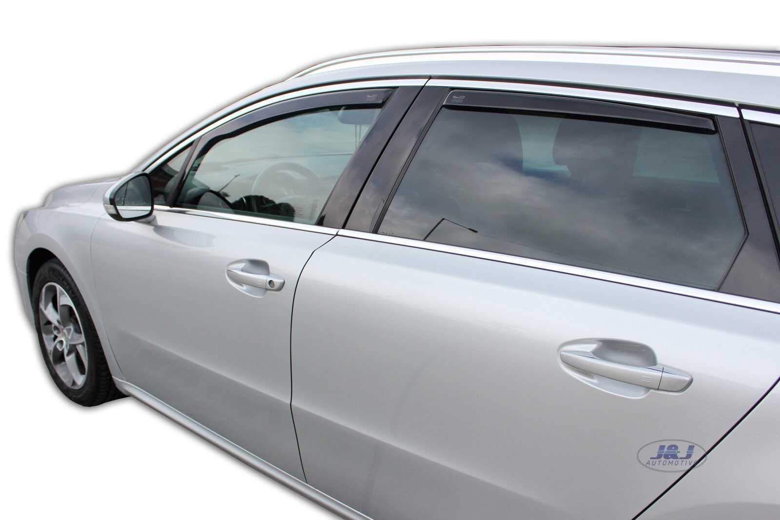 Deflettori D'aria Per Fiat Punto 5 Porte 1999-2007 - Set 2 Pezzi, Nero, Antivento E Antipioggia - Foto 10