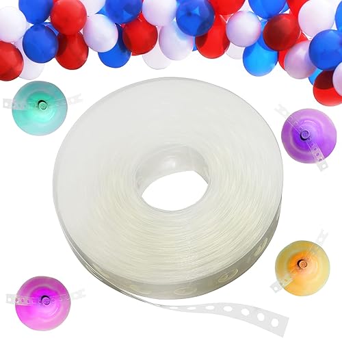 Miniatura 2 de Decoraciones de globos de 50 pies de cinta de arco de guirnalda de cinta de serpentina para decoración de bodas, fiestas de cumpleaños, baby shower,