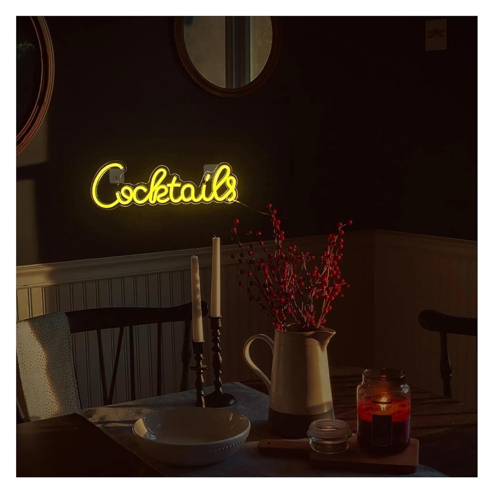 Regalo creativo per insegne al neon Insegne luminose al neon per cocktail, decorazioni murali, caverne per uomini, bar, arte per la casa