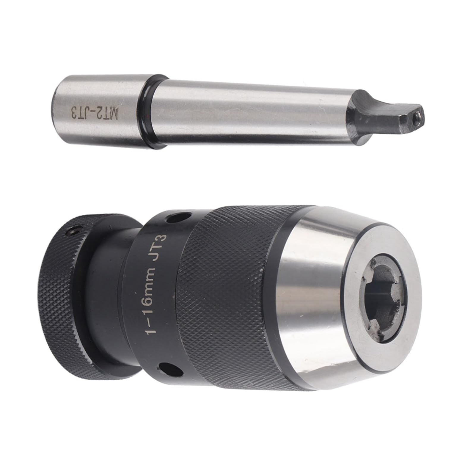 Drill Chuck & JT3-MT2 Arbor con codolo cilindrico CNC 1/32 5/8"JT3 Pro-Series Mandrino autoserrante
