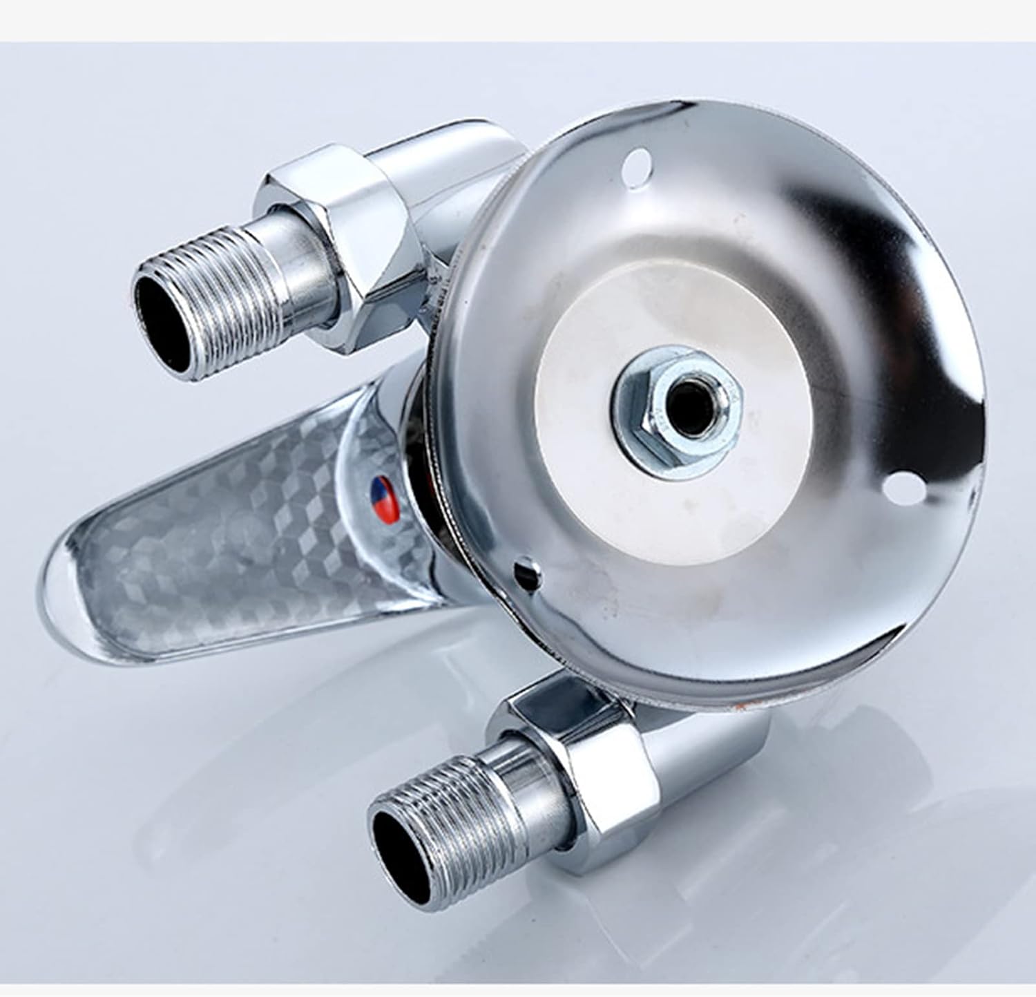 Shower Shower Splitter Valve Shower Diverter 3 Way 3/4 Hot and Cold Brass Shower Head Diverter with Handheld Mount Shower splittershower Head Adapter,Chrome A