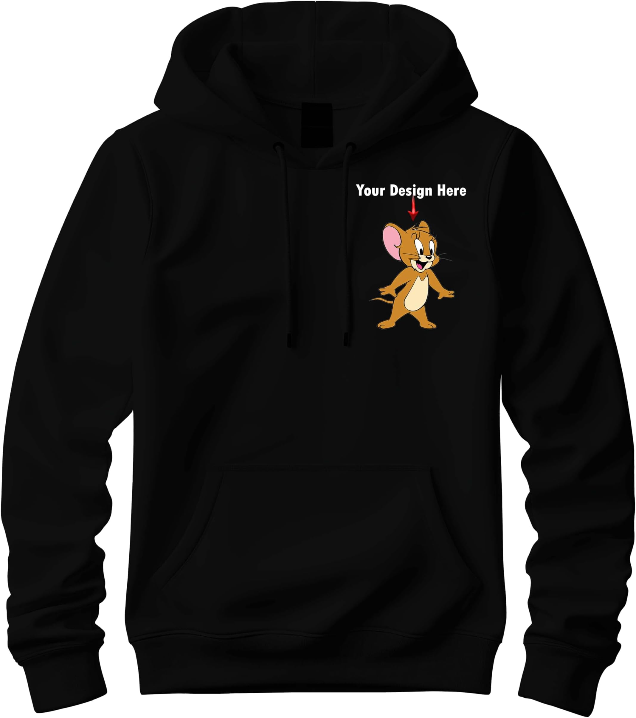 SAVRIPersonalized Unisex Hoodie Custom Name Hoodie Cotton Fleece Sweatshirt Trendy Winter wear Casual outings Gifting for him & her.