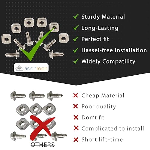 Miniatura 5 de Seentech - Kit de tornillos para bloque de terminales 279393, compatible con secadoras Whirlpool Kenmore, reemplaza 279393 279393D 279393VP