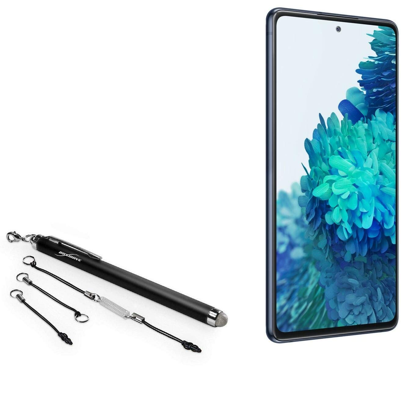 BoxWave Stylus Pen Compatible with Samsung Galaxy S20 FE - EverTouch Capacitive Stylus, Fiber Tip Capacitive Stylus Pen - Jet Black