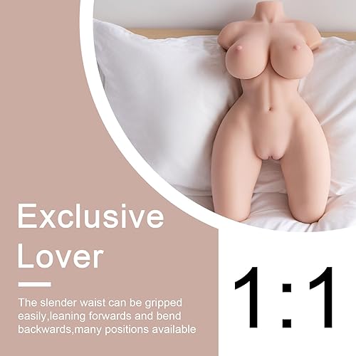 Miniatura 4 de Muñeca sexual de torso femenino para hombres, masturbador masculino, muñecas sexuales realistas para hombres, masturbación con tetas grandes,