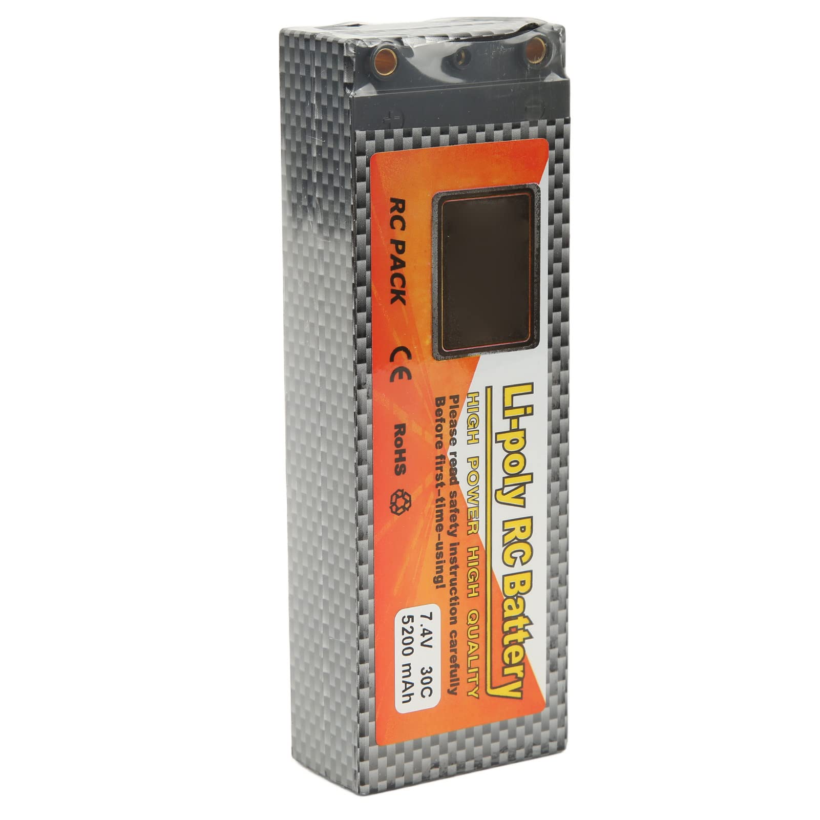 5200mAh Lipo Batteria 30C Velocità di Scarica 7.4V 2S Spina a Forma di T RC Alimentazione a Batteria per Modello di Auto in Elicottero RC