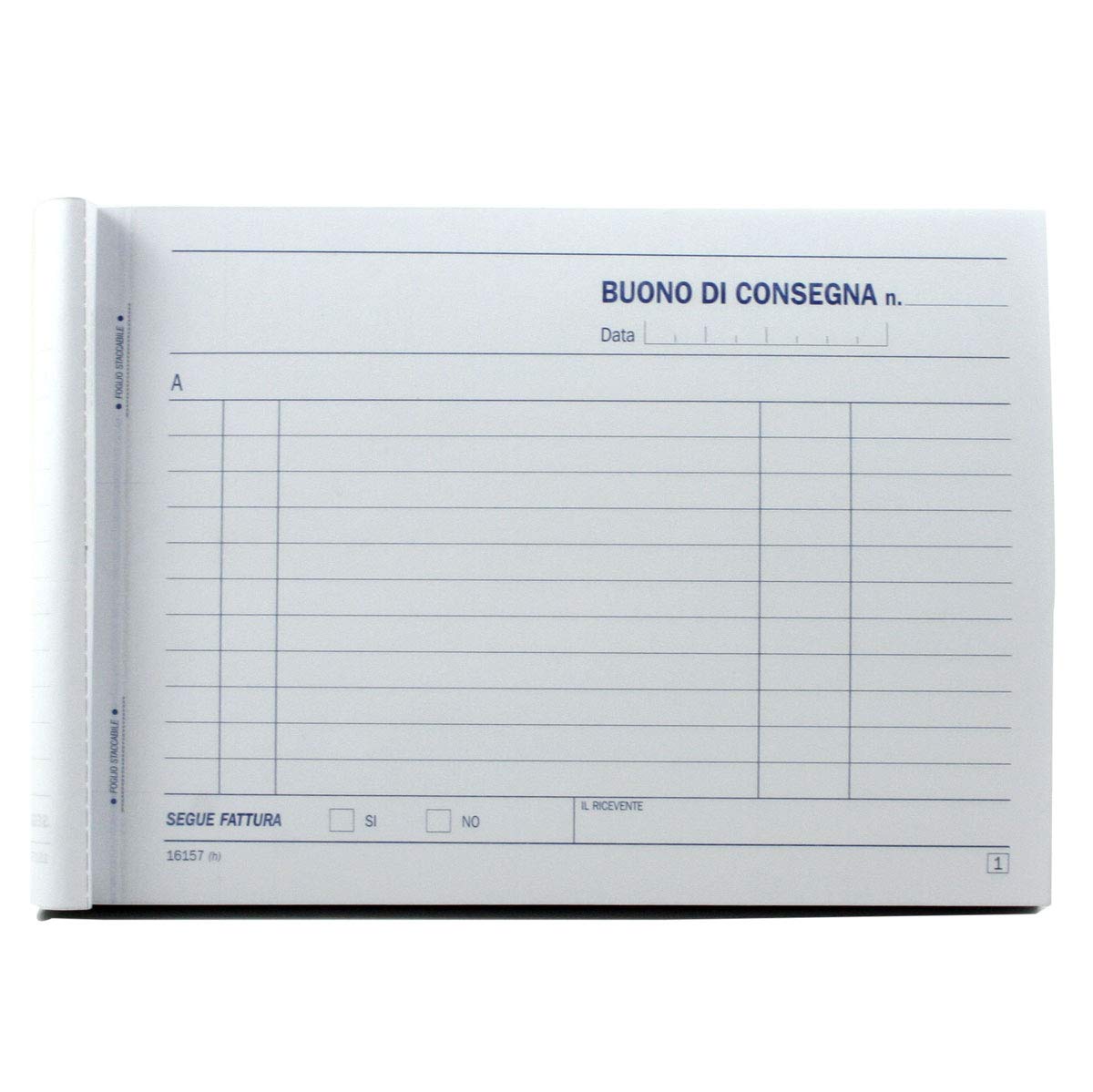Data Ufficio Blocco Buoni Consegna 50x2 16,5X11,5 5 Pezzi