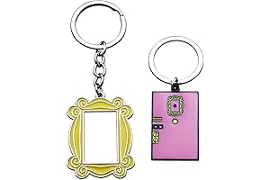 Friends TV Show Merchandise 2 Pcs Best Friend Keychains