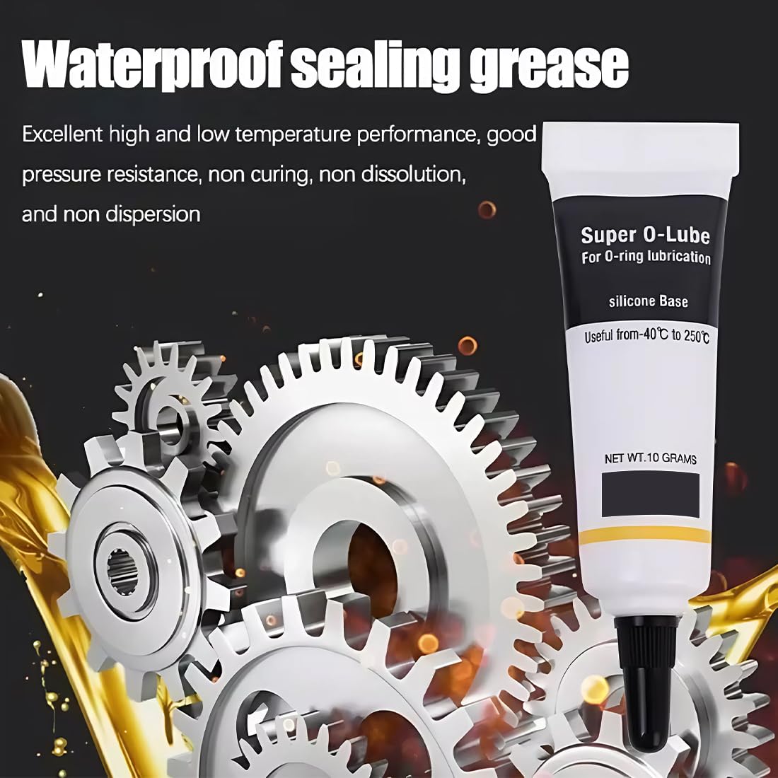 3 piezas Grasa de silicona para cafeteras automáticas lubricante Grasa De Junta Tórica Multiusos Lubricante de Silicona Transparente para Máquinas Grasa de Silicona para Cafeteras Automáticas