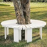 Matériau : le banc d'arbre enveloppant est fabriqué à partir de bois de pin rouge de haute qualité, offrant résistance et longévité fiables. Sa construction robuste offre une capacité de charge impressionnante, assurant qu'il conserve sa forme même avec une utilisation régulière. Parfaite pour embellir n'importe quel jardin ou terrasse, cette solution d'assise polyvalente allie fonctionnalité et beauté naturelle.
