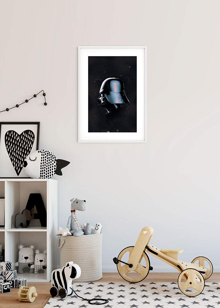 Komar Quadro Su Tela Star Wars Stormtrooper, 40x60 Cm, Stampa Artistica Su Telaio In Legno, Decorazione Parete Per Camera Bambini O Collezione