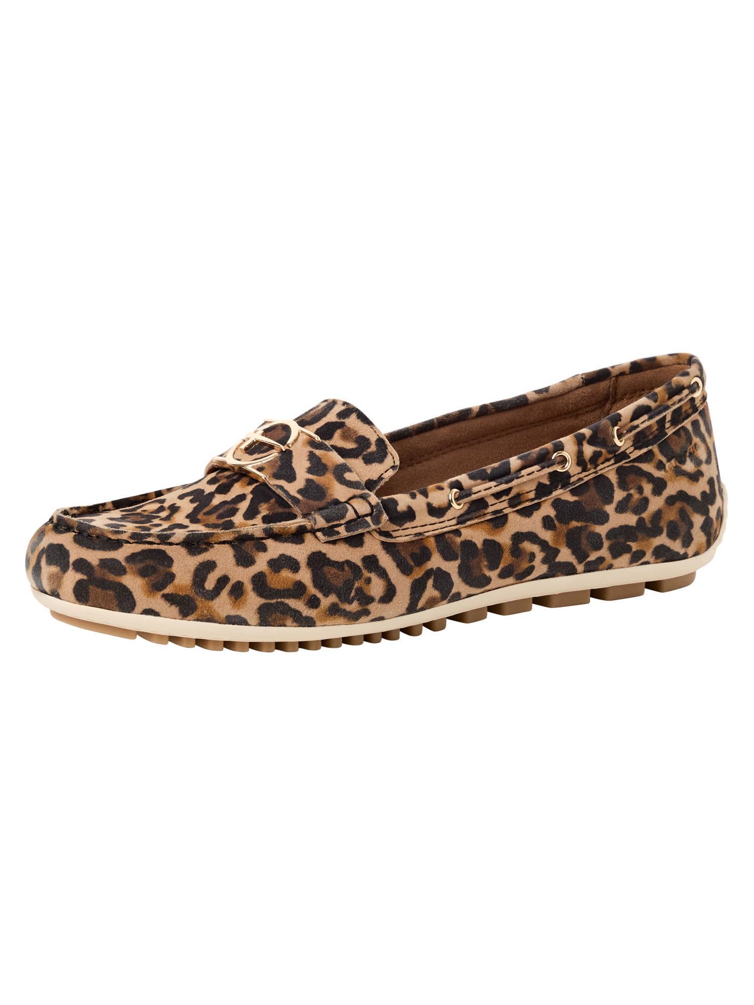 Tamaris Women Moccasin flat Leather brown 5.5 UK