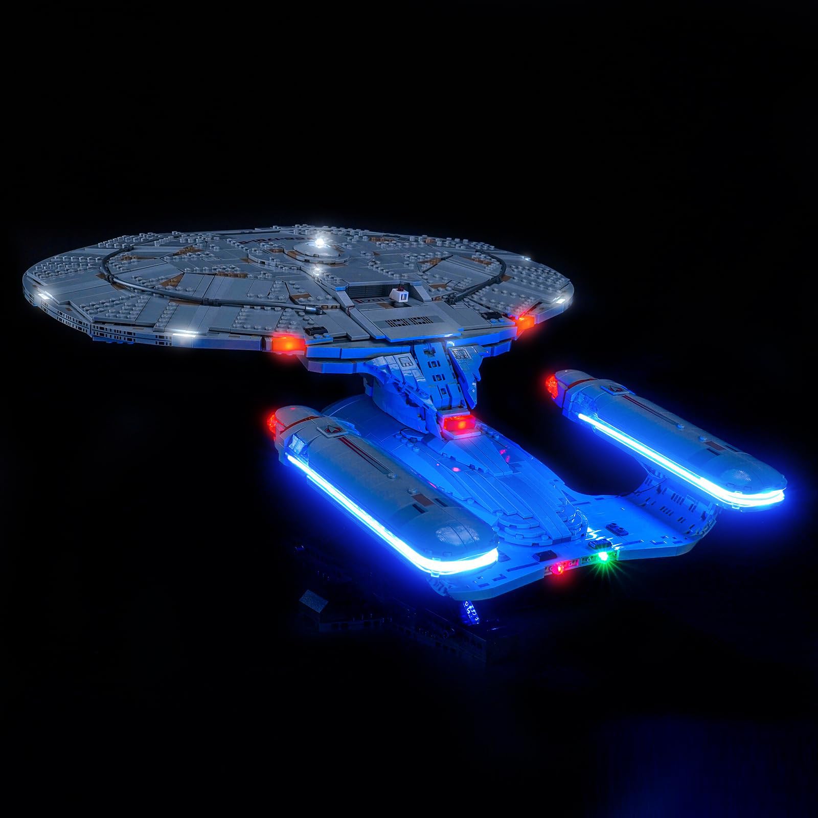 LED Lighting Kit for LEGO 10356 Star Trek: U.S.S. Enterprise NCC-1701-D - Custom Lights to Mount, Compatible with this Model (Model Not Included)