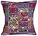 Nandnandini – fatto a mano indiano boho Bohemian hippie a patchwork cuscino decorativo federe di cuscini