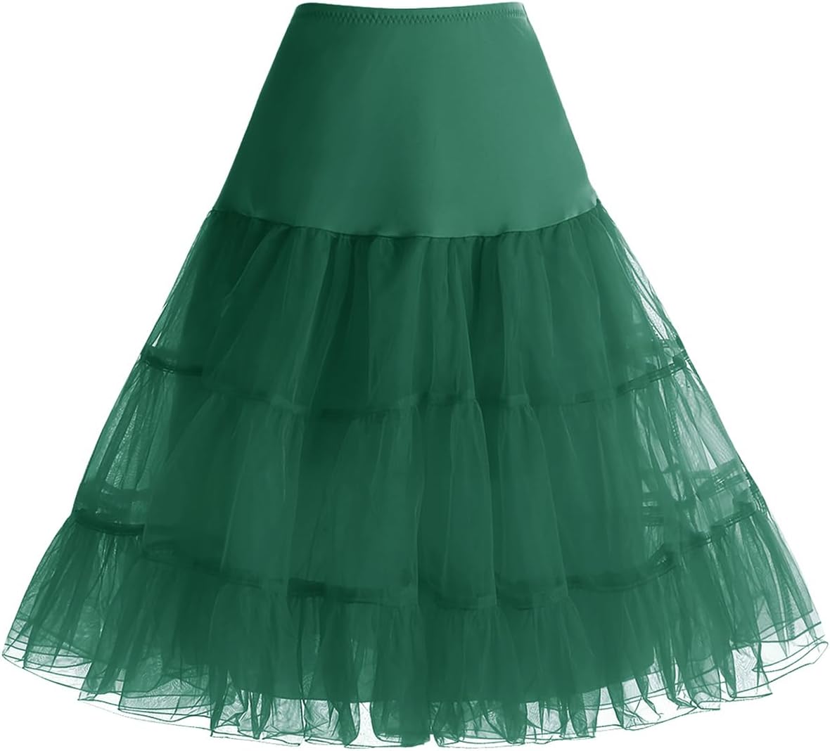 Bbonlinedress Women's 50s Petticoat Skirt Vintage Tutu Crinoline Underskirt 25"