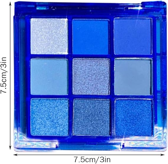 blue goblin 9 color eye shadow plate easy coloring sweat excellent quality makeup lasting eye makeup 15