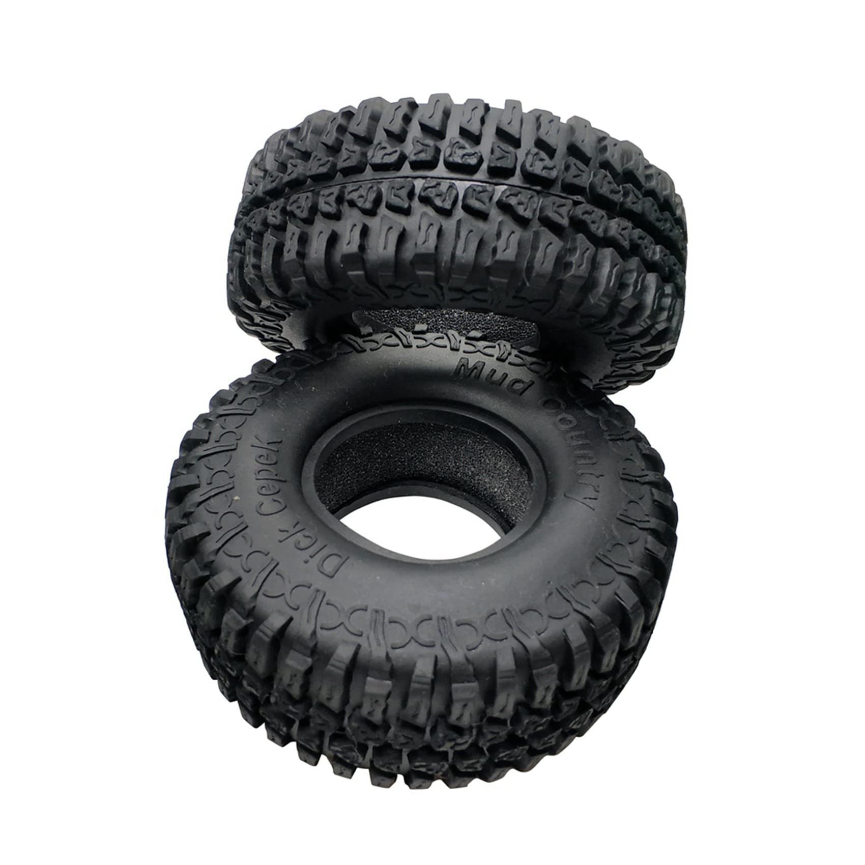 8 sztuk 100 mm 1,9 gumowe opony do 1/10 RC Crawler Auto SCX10 90046 AXI03007 TRX4 D90 CC01