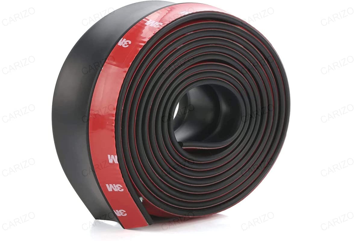 Universal Front Bumper Lips Car High Glossy Black Skirt/Protector Lip (8.2ft/2.5M) Skirt Protector Compatible with Maruti Ertiga (2018-2021)