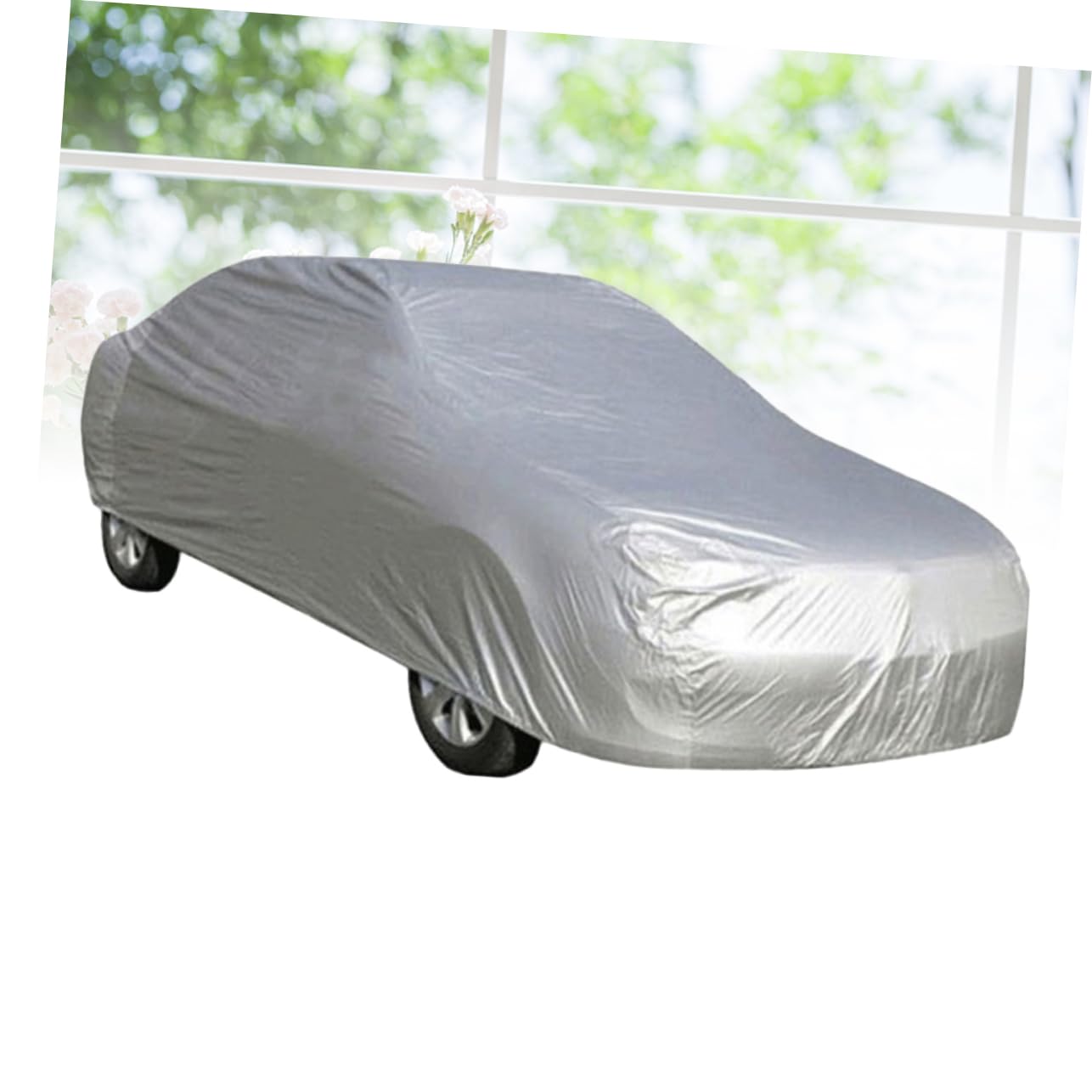 PLAFOPE Car Summer Sunscreen Cover Waterproof Car Cover for Outdoor Use Universal — view 3