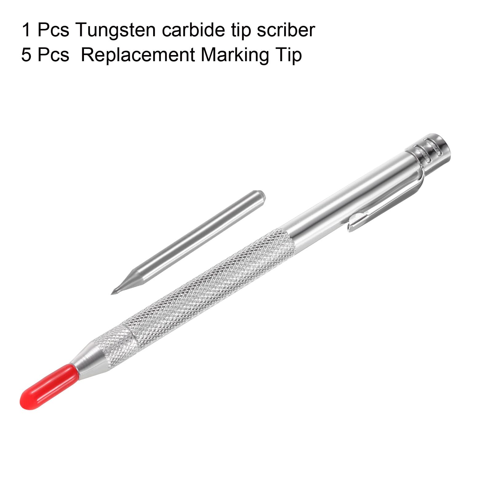 HARFINGTON Tungsten Carbide Tip Scriber Pen - Etching & Engraving Tool With Magnet And 5 Extra Tips - View #11