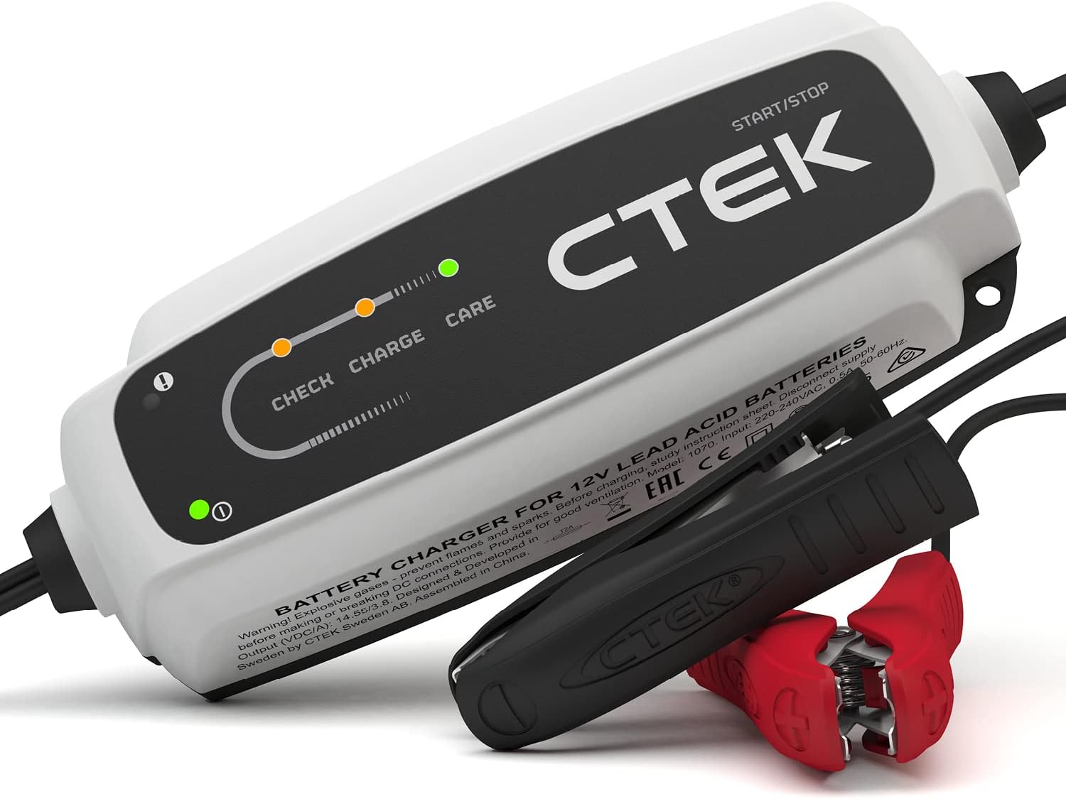CTEK MXS 10, Battery Charger 12V For Larger Vehicle Batteries, Boat