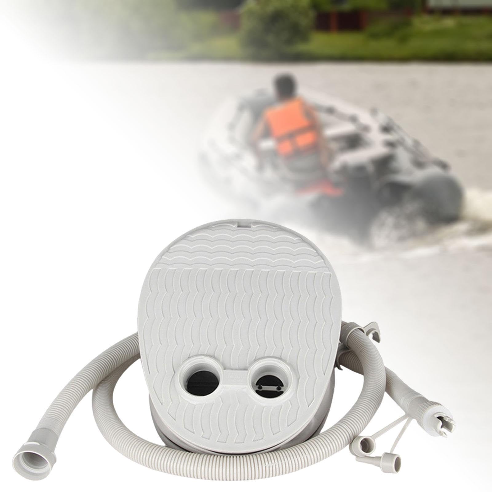 Oshhni Fußpumpe mit austauschbaren Düsen, leichte Outdoor-Fußluftpumpe mit Schlauch für Spielzeug, Schlauchboot, Yoga, Ball, Schlauchboote, Luftmatratze