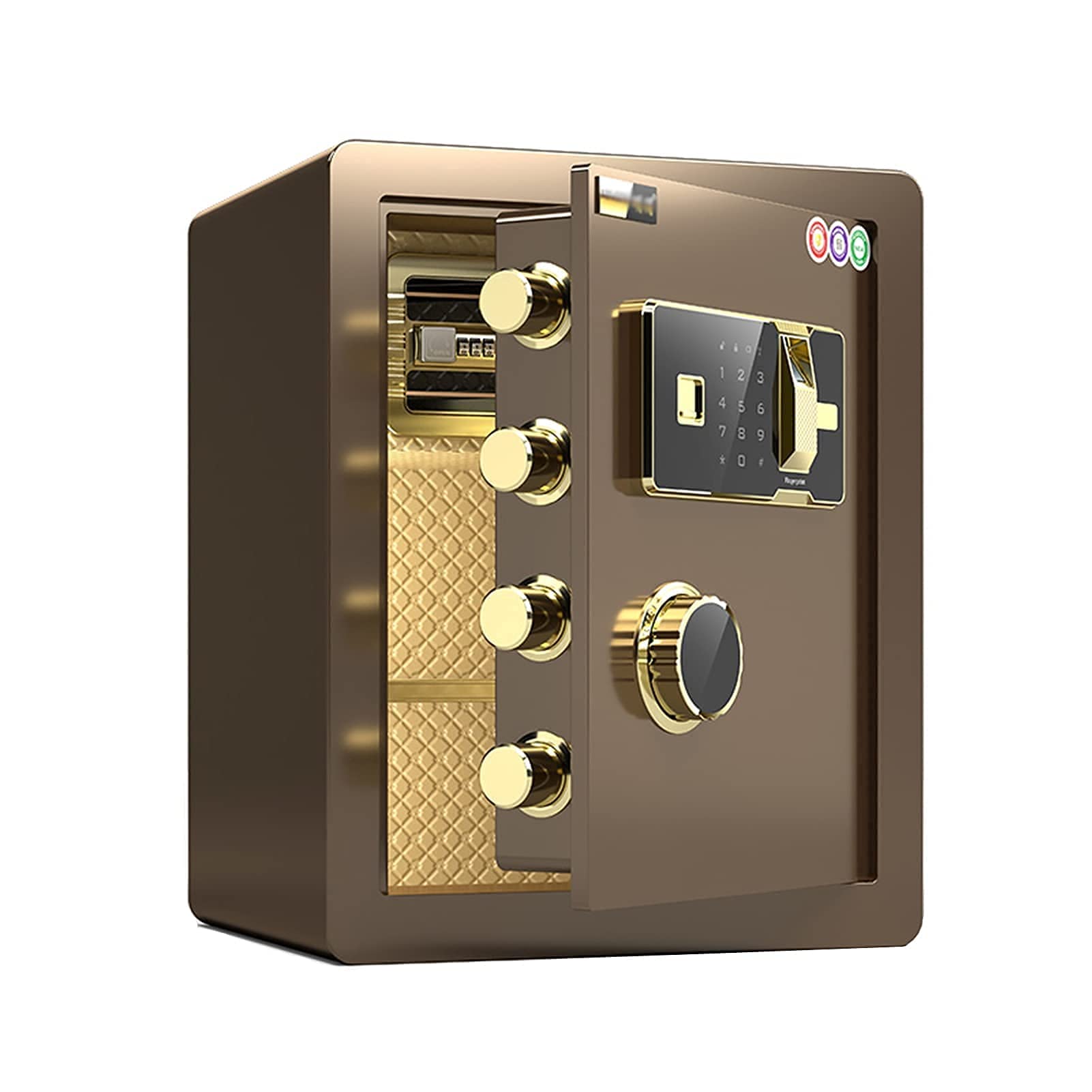 Caja Fuerte, Ignífuga, Resistente Alua, Pequeña Caja Fuerte de Seguridad, Pequeña Caja Fuerte Digital, Caja Fuerte Ignífuga Y Antirrobo/36 X 30 X 40Cm