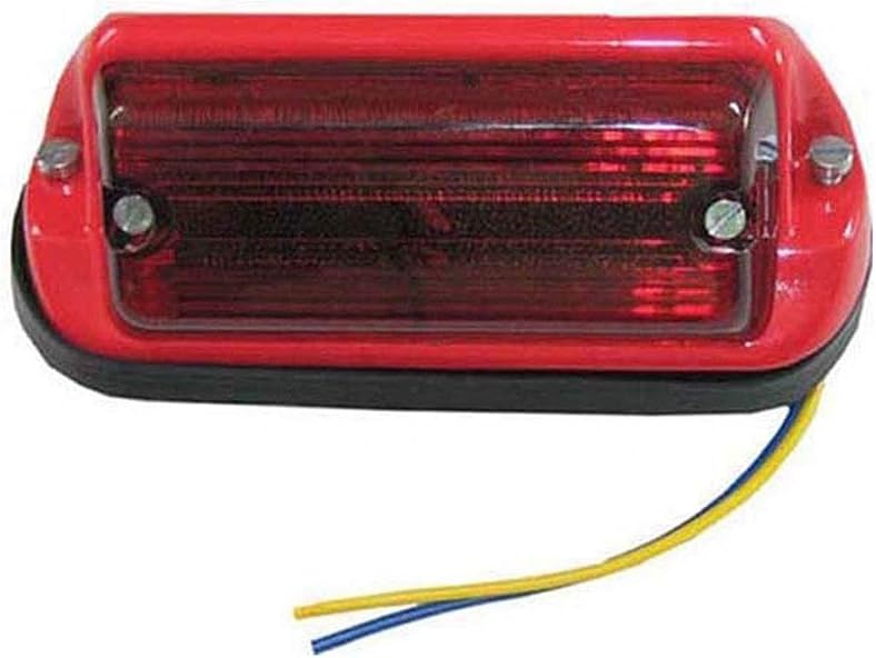 Bajato Pair of Rear Lights Tail Lights Assemblies| Red Body | Red Lens with 12v Bulbs Suitable for Massey Ferguson Tractor