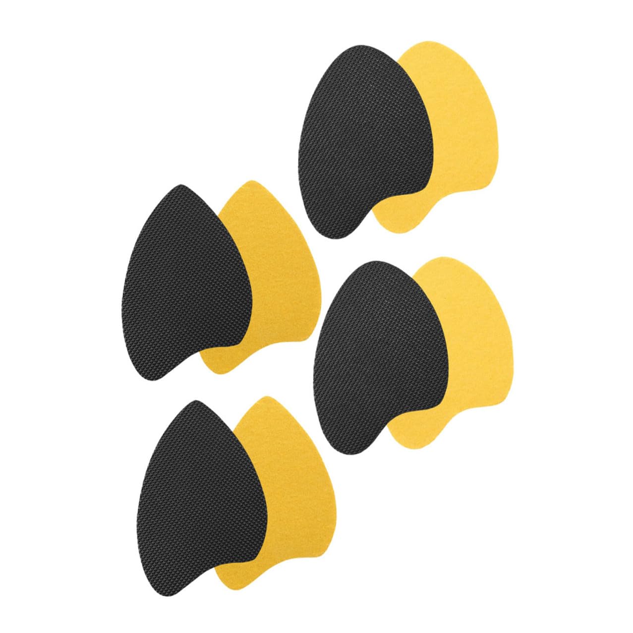 Non-Slip Rubber Shoe Sole Stickers 8pcs High-Adhesive Wear-Resistant Anti-Slip Pads for High Heels and Sports Shoes Quiet Footwear Protection