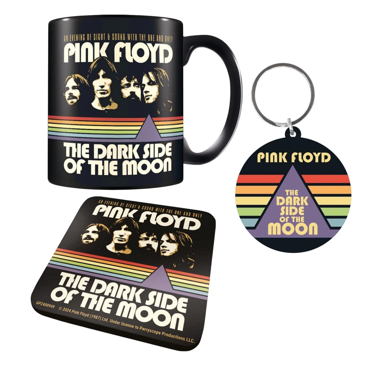 Pyramid International Pink Floyd Gift Set (Mug, Coaster & Keychain