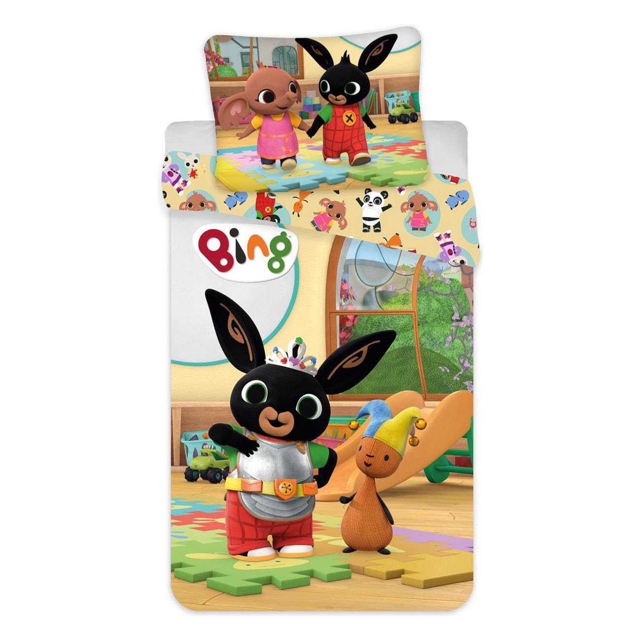 Jerry Fabrics Bunny Bing Children's Bed Linen Set, 2020 052, 100 x 135 + 40 x 60 cm
