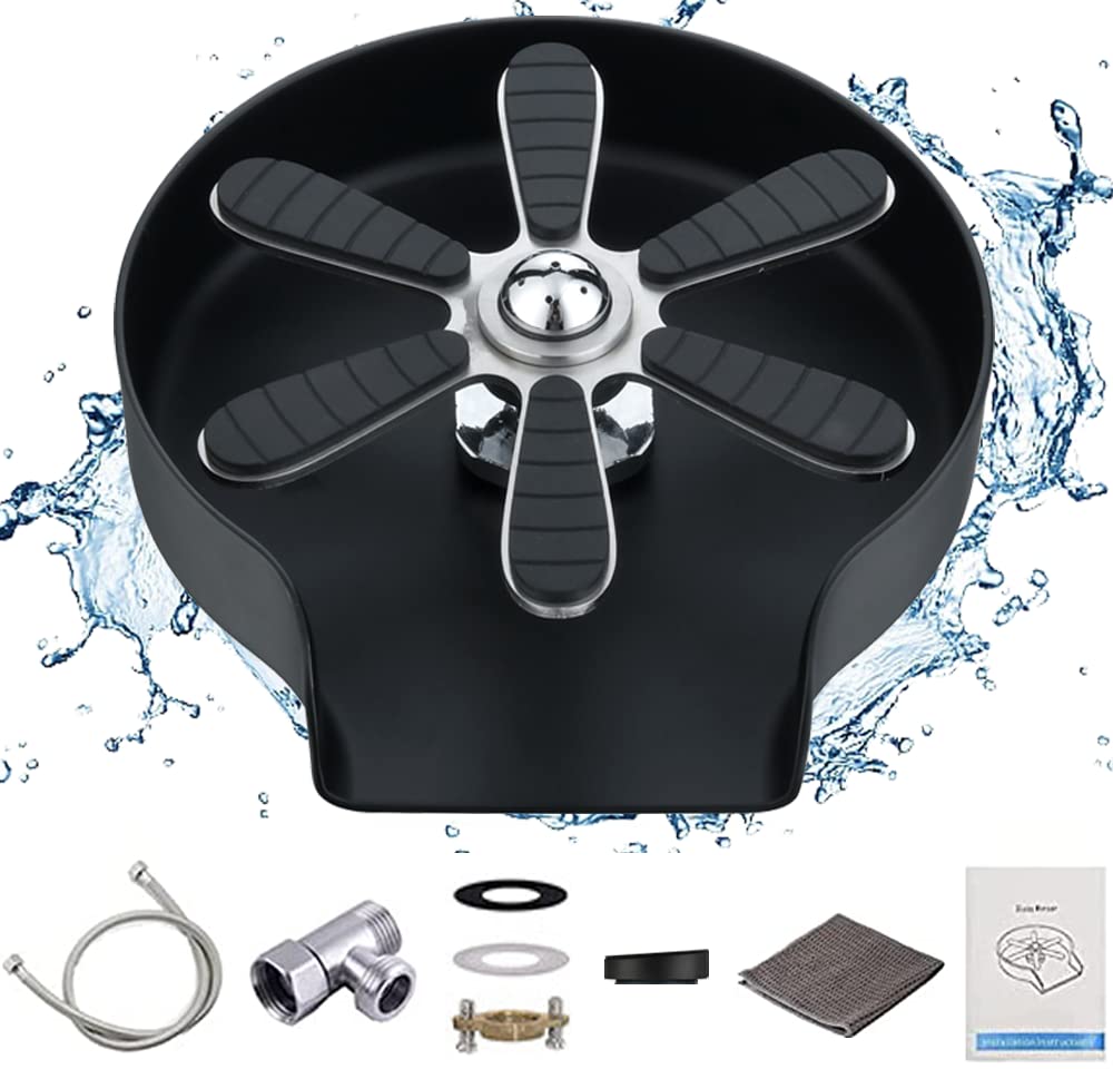 Buy HelloWorld Automatic Stainless Steel Cup Washer For Sink, Glass