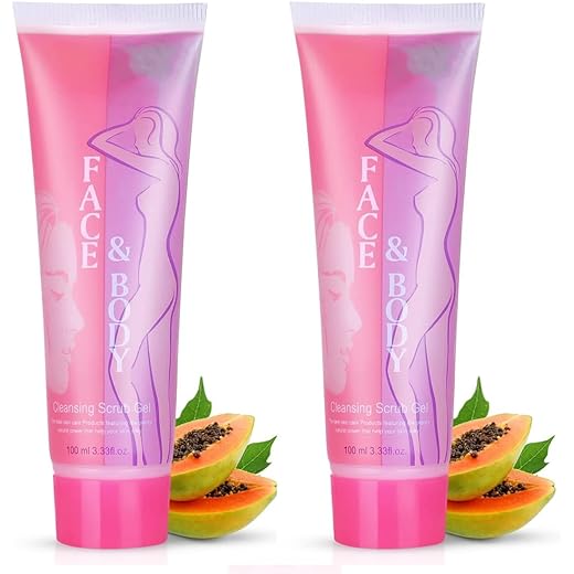 Adbeni Papaya Scrub Gel - 100ml x 2