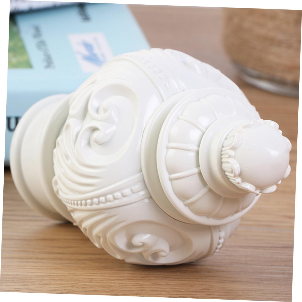 Embouts Décoratifs pour Tringles à Rideaux Design Créatif et Robuste Lot de 10 en Plastique Blanc pour Décoration de Chambre et Fenêtres