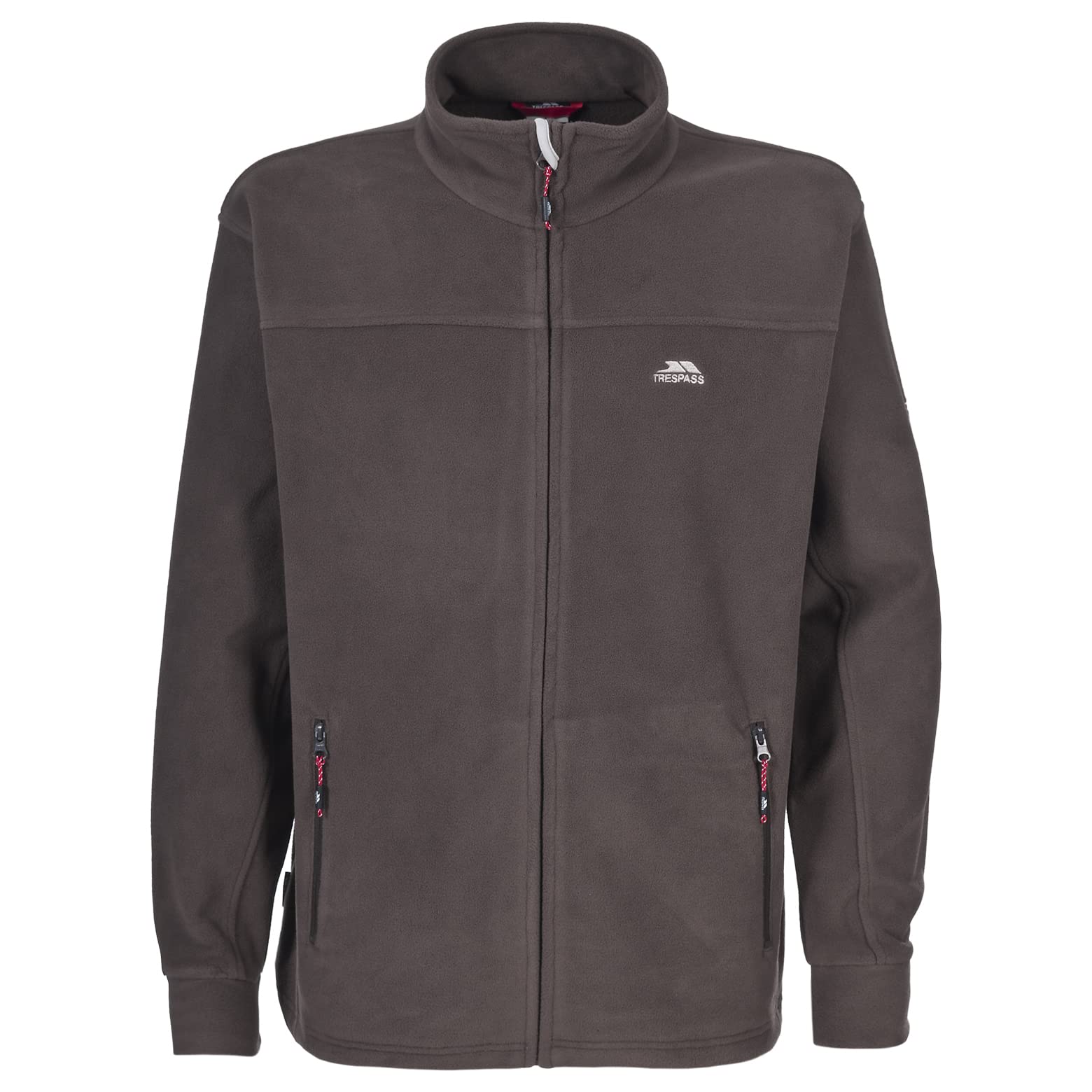 Trespass Mens Sueded Fleece Jacket Bernal Khaki in Size - L