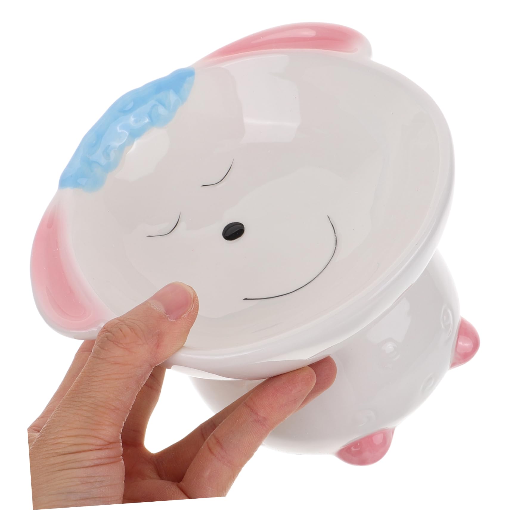 Cuenco para Gatos De Comedero Elevado para Gatos Protección Columna Adecuado para Comedero y Bebedero