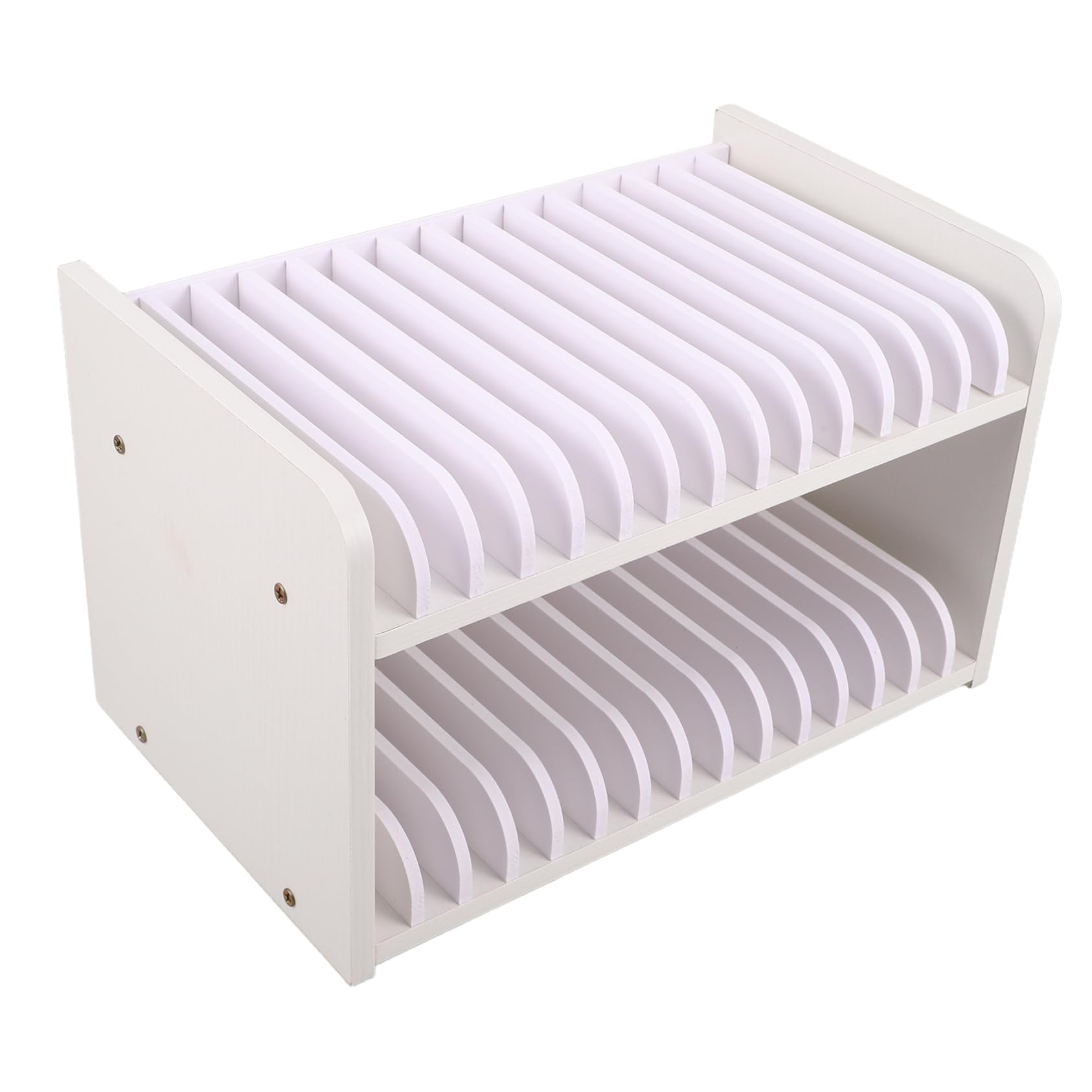 Supporto Per Telefono Da Ufficio in Legno Multi-griglia Organizer Per Cellulare Tablet Penna Piccolo Stazione Archiviazione Scrivania