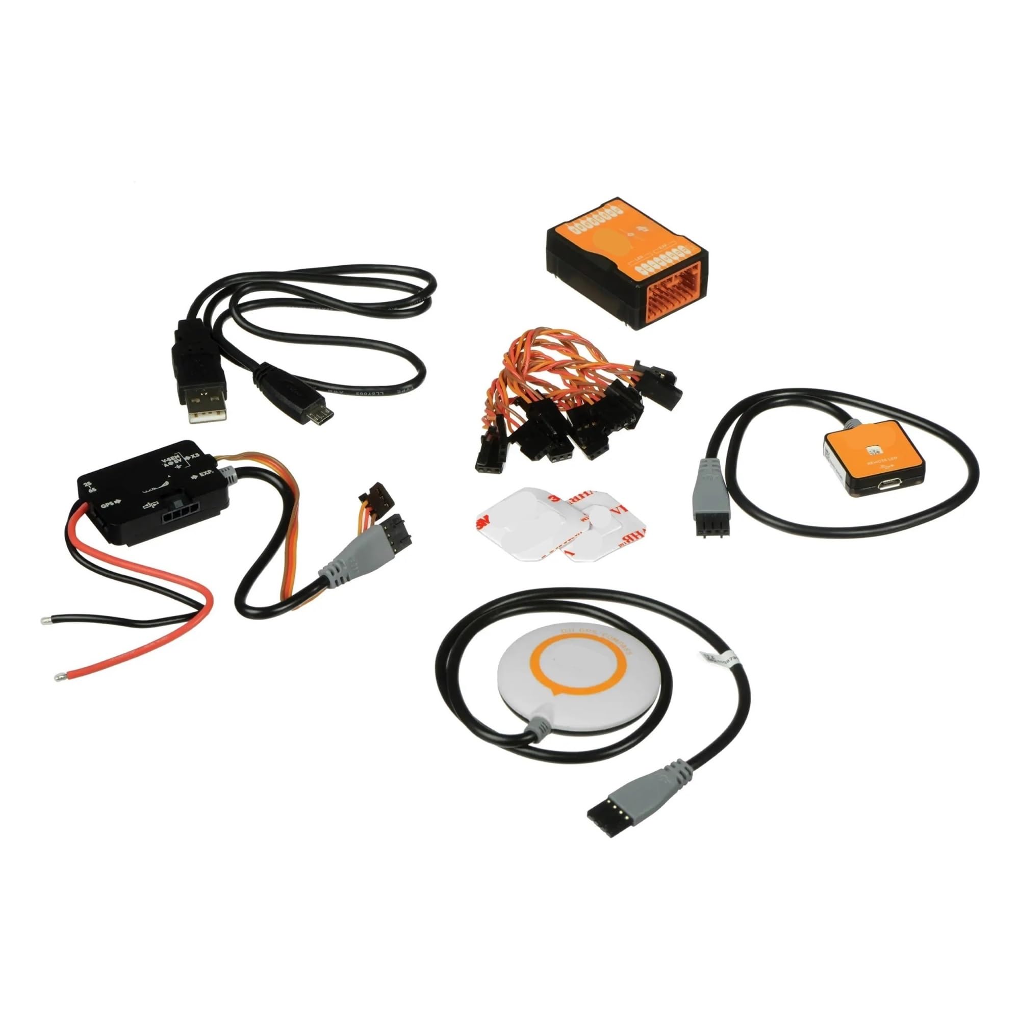 Compatibile con DJI, kit controller di volo Naza-M V2Multicopter | Controller Naza-M V2, kit LED GPS PMU, accessorio drone RC(Only Flight control)