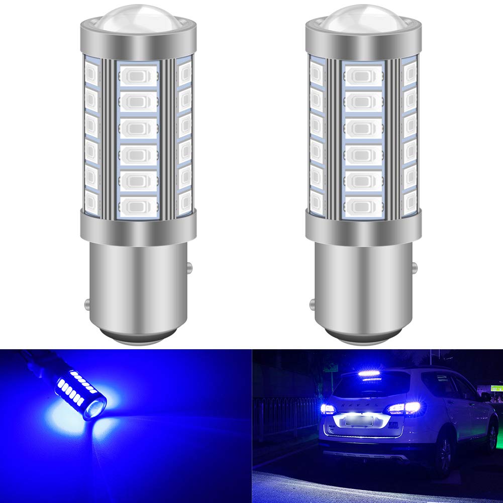 KATUR 2 Piezas BAU15S 7507 1156PY PY21W 5630 33-SMD Ámbar 900 lúmenes Super Brillante LED Girar Cola Cola de Freno Luz de señal de Parada Bombilla — view 16